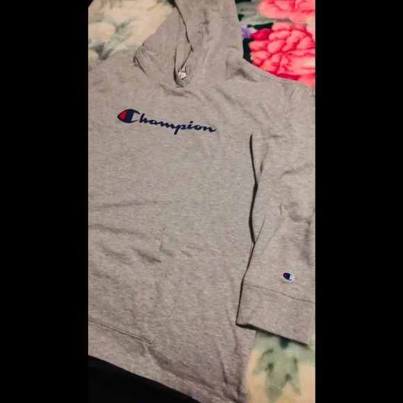 Men’s champion grey hoodie - Picture 1 of 4